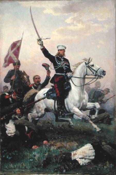 General M.D. Skobelev (1843-82) in the Russian-Turkish War von Nikolai Dmitrievich Dmitriev-Orenburgsky