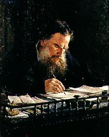 Bildnis L.N.Tolstoi. von Nikolai Gay