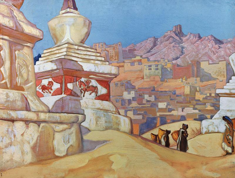 Glückbringendes Ross (Aus dem Maitreya Suite) von Nikolai Konstantinow Roerich