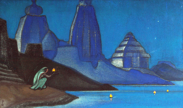 Glücksflamme. Lichter am Ganges von Nikolai Konstantinow Roerich