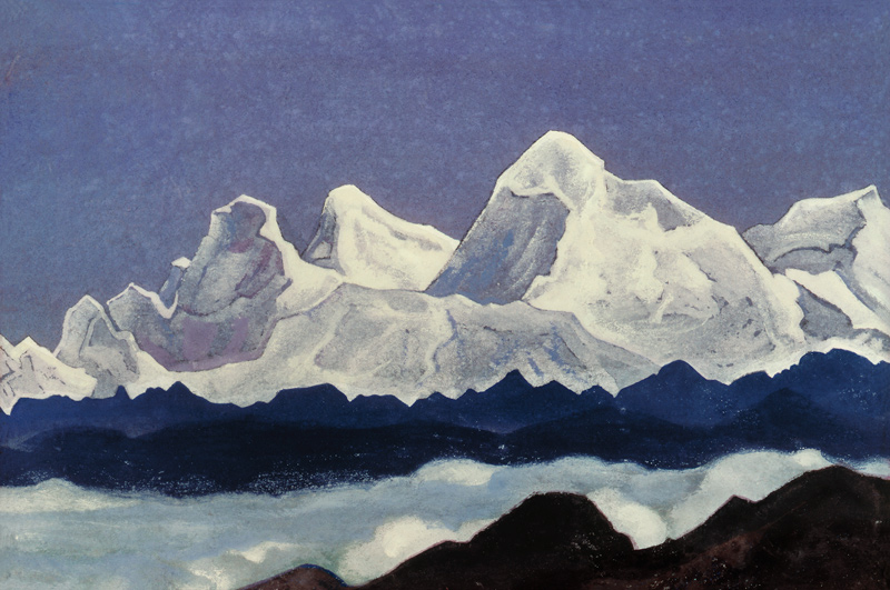 Mount Everest von Nikolai Konstantinow Roerich