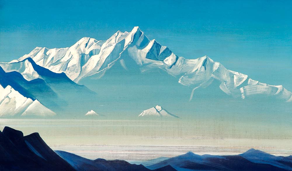 Die Fünf Schätze des großen Schnees (Zwei Welten) von Nikolai Konstantinow Roerich