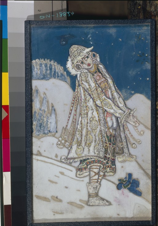 Kostümentwurf zum Theaterstück Schneeflöckchen von A. Ostrowski von Nikolai Konstantinow Roerich