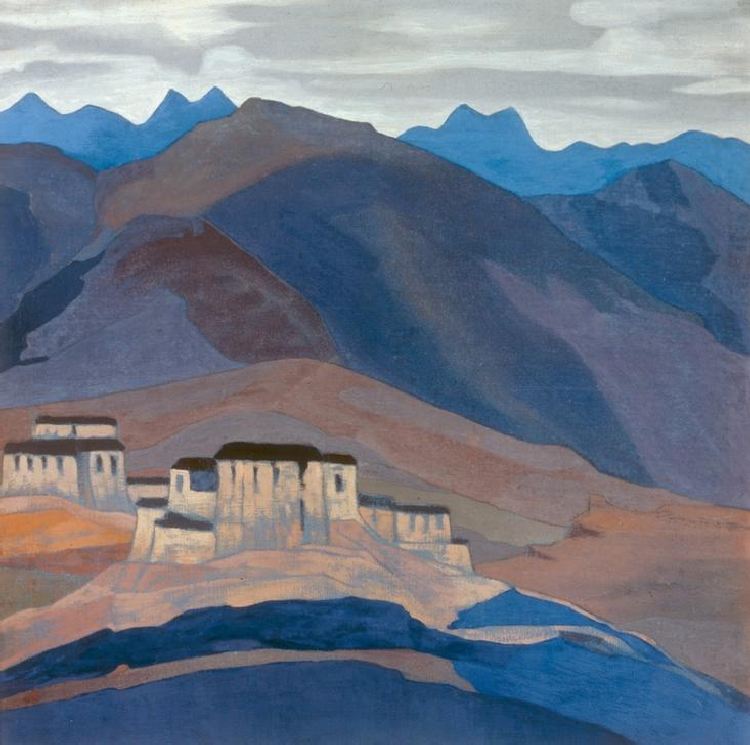 Tibetanisches Kloster von Nikolai Konstantinow Roerich