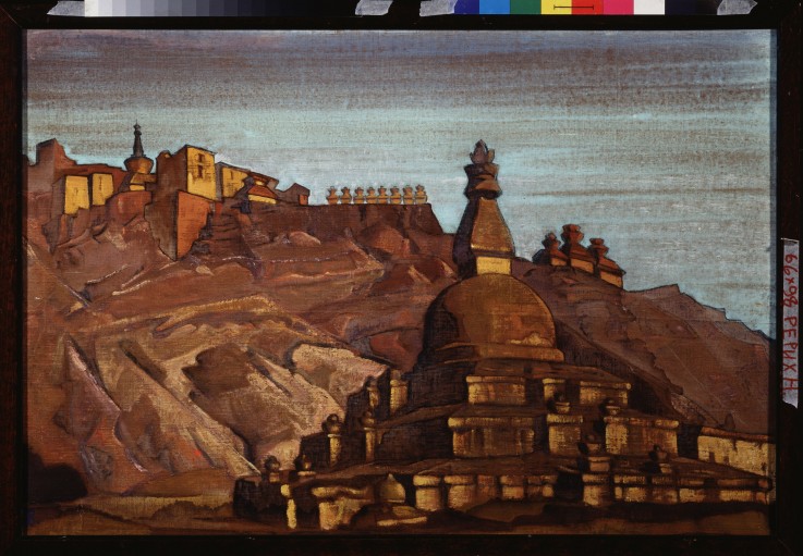 Tibetische Landschaft von Nikolai Konstantinow Roerich