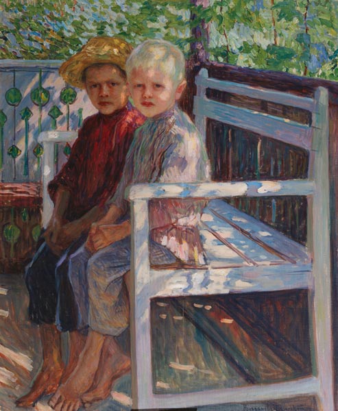 Kinder von Nikolai P. Bogdanow-Bjelski