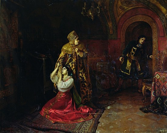The last minutes of Godunov''s family von Nikolai Pavlovich Shakhovskoi