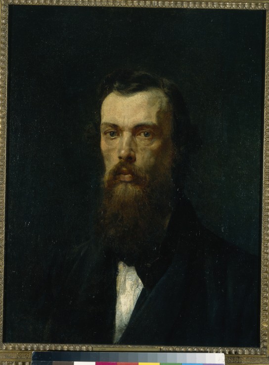 Porträt Alexander A. Bakunin (1821-1908) von Nikolai Nikolajewitsch Ge