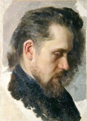 Portrait of the author Nikolay Pomyalovsky 1860