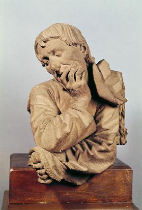 Bust of a Man Leaning on his Elbow or, Self Portrait 1467