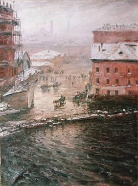 Flood in St. Petersburg 1903