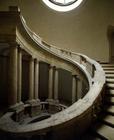 The 'Palazzetto' (Little Palace) detail of the top of the spiral staircase, designed by Ottaviano Ma 1794
