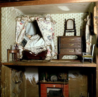 English Doll's House with original contents and wallpapers, c.1800 von 