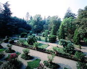 View of the Main Garden, Villa Medicea de Careggi (photo) 1863