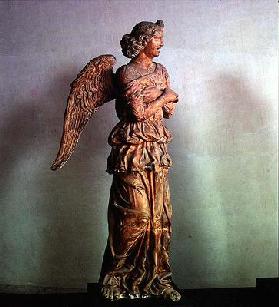 Angel from an Annunciation scene, statue by the School of Mantua (terracotta) 1806