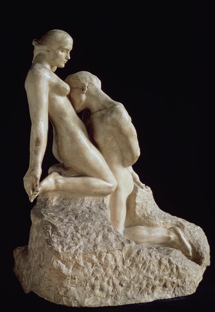 The Eternal Idol by Auguste Rodin (1840-1917), c.1889 (marble) (see also 83648) von 