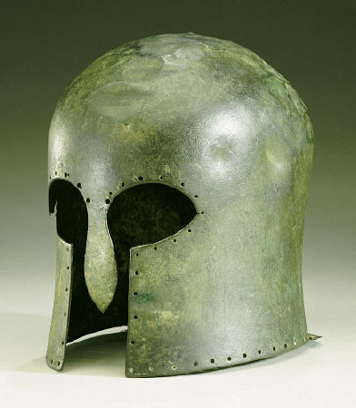 A Greek Bronze Corinthian Helmet von 