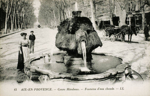 Aix-en-Pr., Fontaine d''eau chaude von 