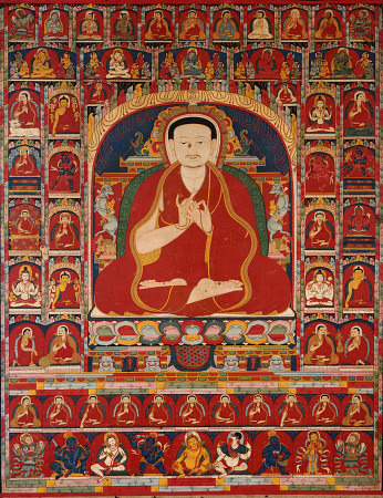 An Important Tibetan Thang von 