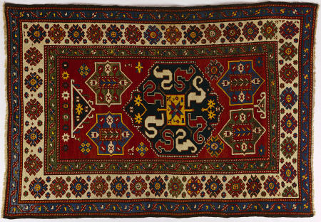 An Unusual Antique Chondzorek Kazak Rug von 