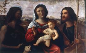 A.Busati, Maria mit Kind u.Heiligen