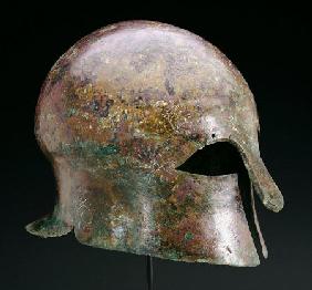 A Greek Bronze Corinthian Helmet