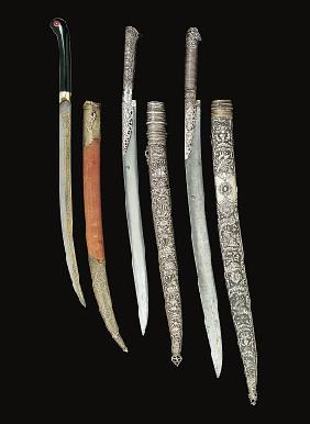 A Group Of Small Ottoman Swords, Turkey, Early 19th Century