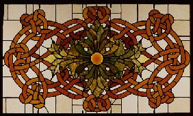 A Leaded Glass Skylight Panel Designed By Adler & Sullivan For The Theatre Of The Auditorium Buildin