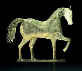 A Molded Copper And Cast Zinc Horse Weathervane