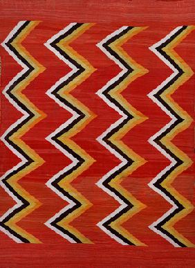 A Navajo Transitional Wedgeweave Blanket
