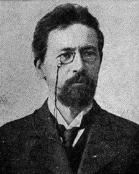 Anton Pavlovich Chekhov (1860-1904) (b/w photo) 