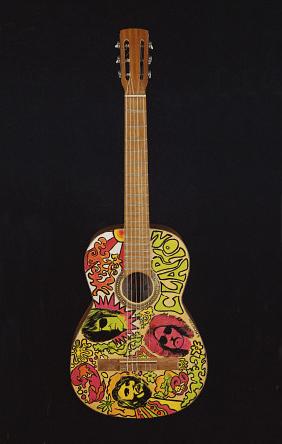 A Psychedelic Guitar, Possibly Used By Eric Clapton When He Played In The Band ''Cream'' Circa 1967