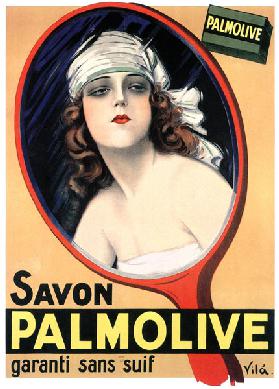 Advertisement for Palmolive soap by Emilio Vila 1926