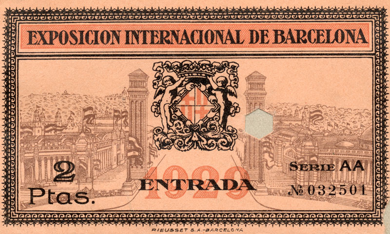 Barcelona, Weltausstellung 1929 von 