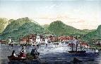 Bergen (Norwegen) , um 1860