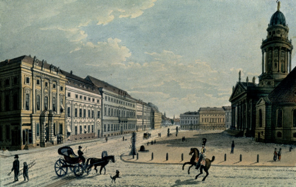 Berlin, Franz. Dom, um 1820
