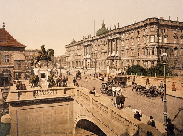 Berlin, Kurfürstenbr.& Stadtschloß 1898 von 