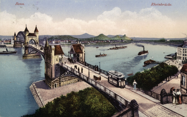 Bonn, Rheinbrücke von 