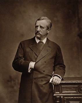 Baron Nils Adolf Erik Nordenskjold (1832-1901), from ''Galerie Contemporaine'', c.1874-78 (b/w photo