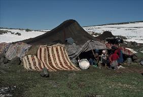 Berber Camp in Atlas (photo) 