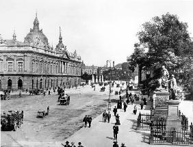 Berlin,Blick von Oper auf Zeughaus/Foto