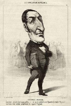 B.Th.J.Lacrosse / Karikatur v.Daumier