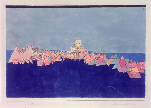 Castle on the reef, 1927 (no 237) (w/c & pen on paper on cardboard)  von 