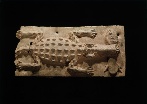 Crocodile / Benin / Bronze von 
