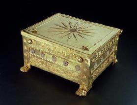 Casket from the tomb of Philip II of Macedon (382-336 BC), decorated with the star emblem of the Mac 19th