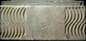Christian Sarcophagus of Livia Primitiva, Roman (basalt) 15th