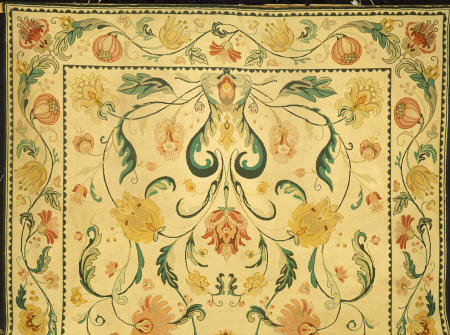Detail From A Large Portuguese Needlework Carpet von 