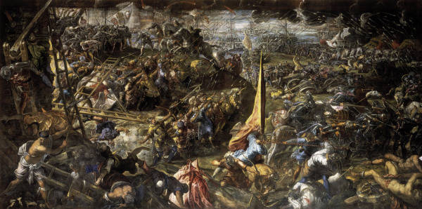 Die Schlacht von Zara/Tintoretto von 