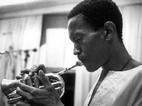 Don Cherry jazz trumpet player c. 1970