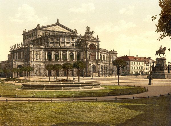 Dresden,Gesamtansicht Königl.Hoftheater von 